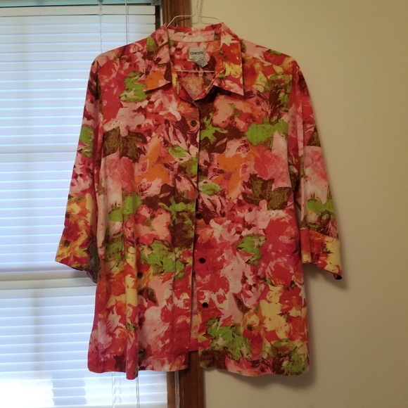 Chico's button down blouse - Picture 1 of 3